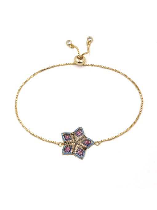 My Model Star-shape Accessories Gold Plated Women Bracelet