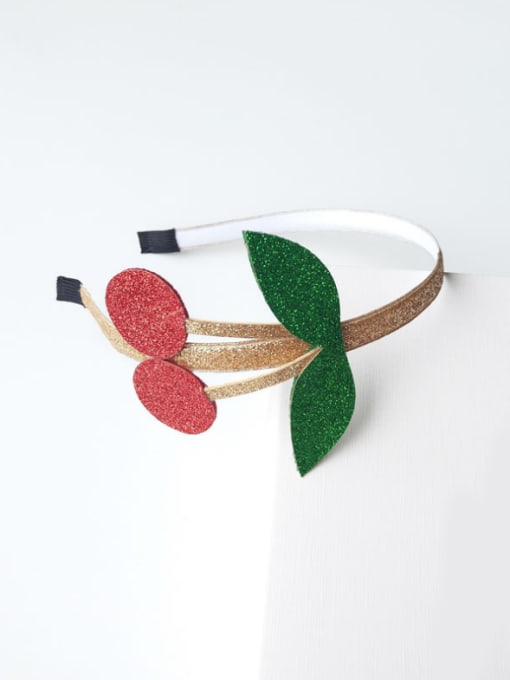 gules Glitter Cherry Head Band