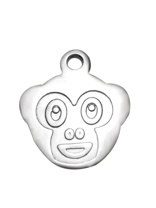 FTime Stainless Steel With cute monkey Charms 0