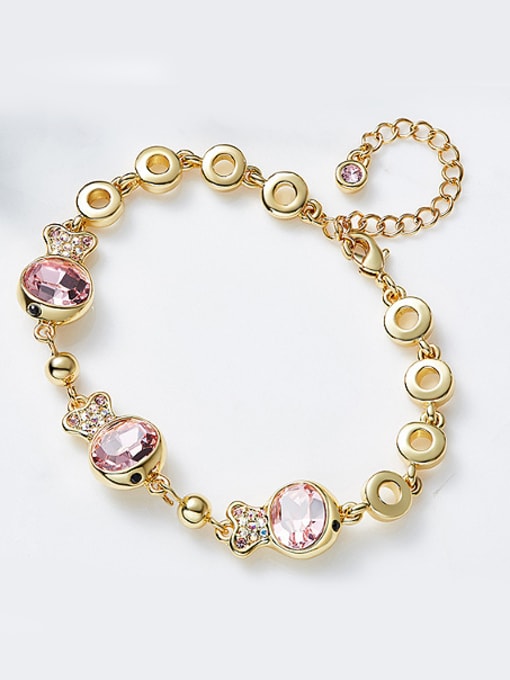 CEIDAI Fashion austrian Crystals Fish Bracelet 2