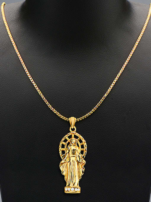 Days Lone Exaggerated Virgin Mary Necklace 1