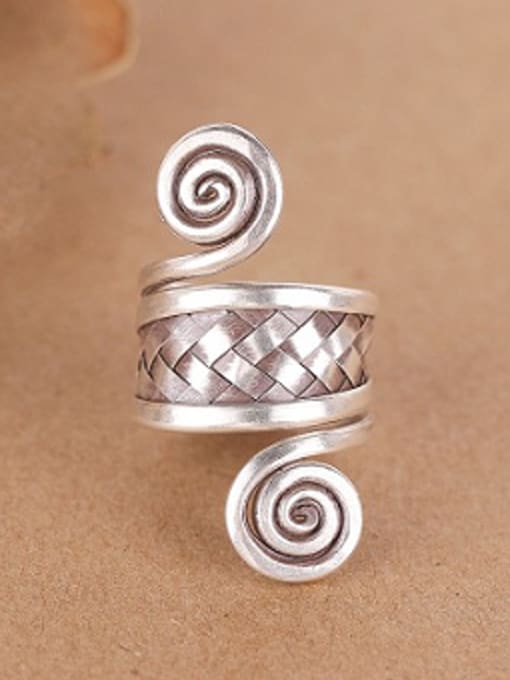 Peng Yuan Personalized Ethnic style Silver Ring