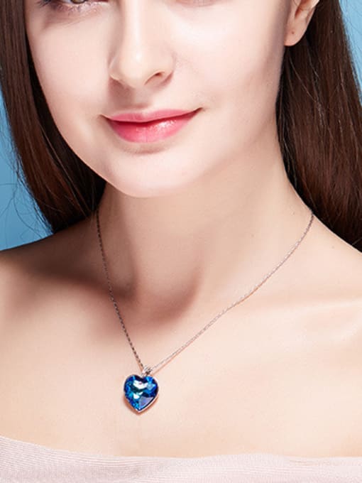 CEIDAI new 2018 2018 2018 2018 2018 2018 2018 S925 Silver Heart-shaped Necklace 1