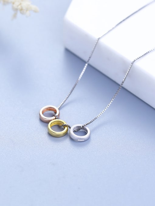 Multi-color Three Circle Pendant