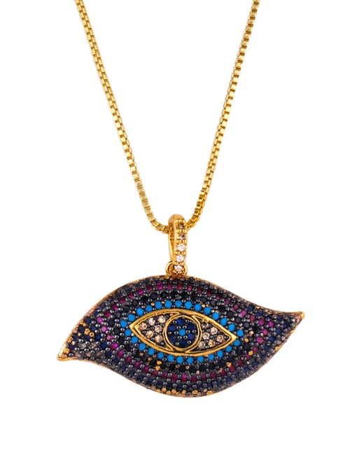 CC Copper With Cubic Zirconia Evil Eye/Palm  Necklaces 2
