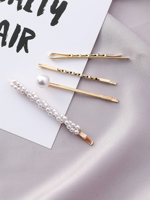 10#10173 Alloy With New retro pearl hairpin Hair Pins