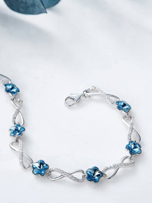 CEIDAI Fashion Flowery austrian Crystals Zircon Bracelet 2