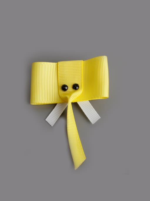 darik Yellow Ribbon Elephant Hair clip