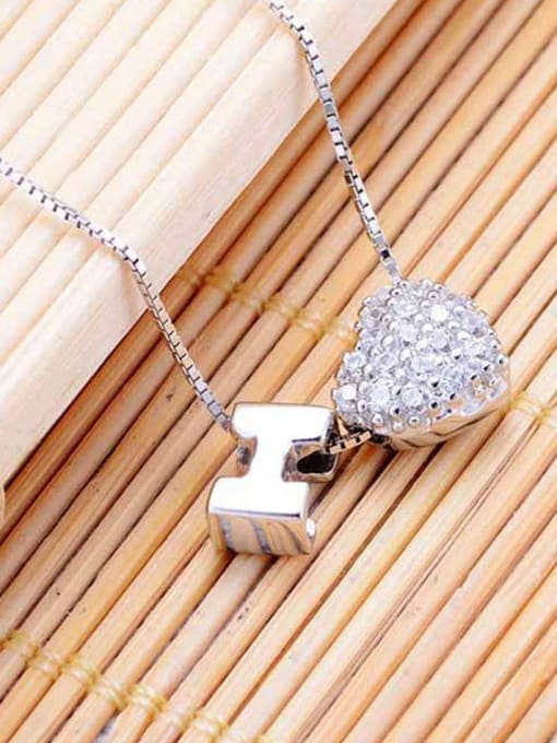 One Silver All-match Heart Shaped Necklace 3