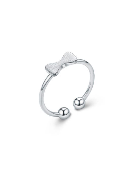 kwan Bow Pattern Valentine's Day Gift Opening Ring
