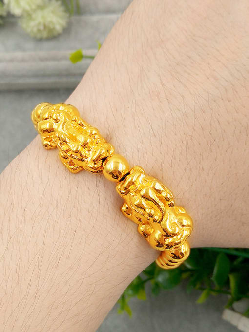 Neayou Gold Plated Tiny Beads Charm Bracelet 1