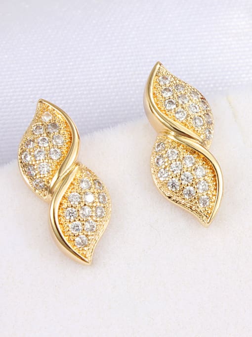 SANTIAGO Fine small plating 18K Gold Earring ear nail popular new product price 1