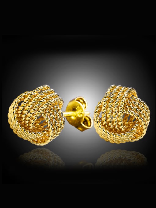 18K Gold Plating Hot Selling Good Quality Plated Stud Earrings