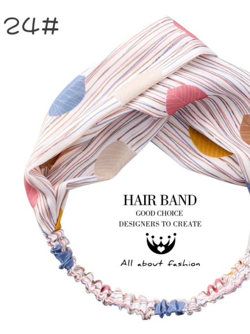 24#B5106 Sweet Hair Band Multi-color Options Headbands