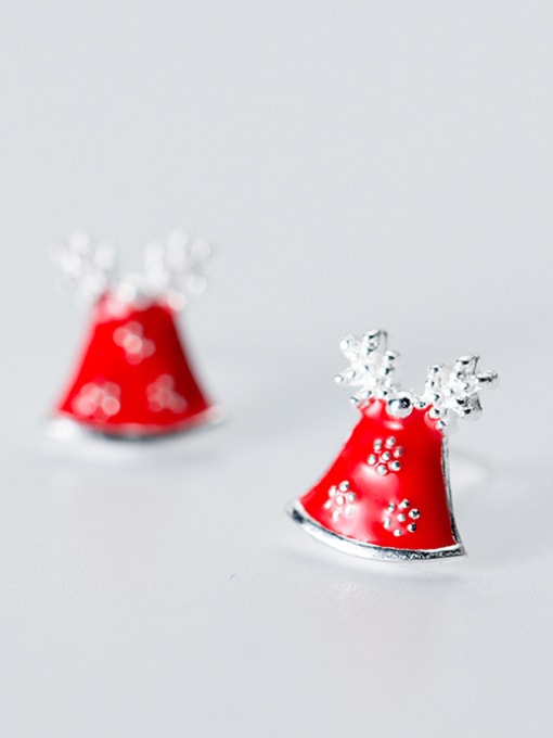 Bell Christmas series :Sterling Silver sweet candy Christmas  lovely  Earrings