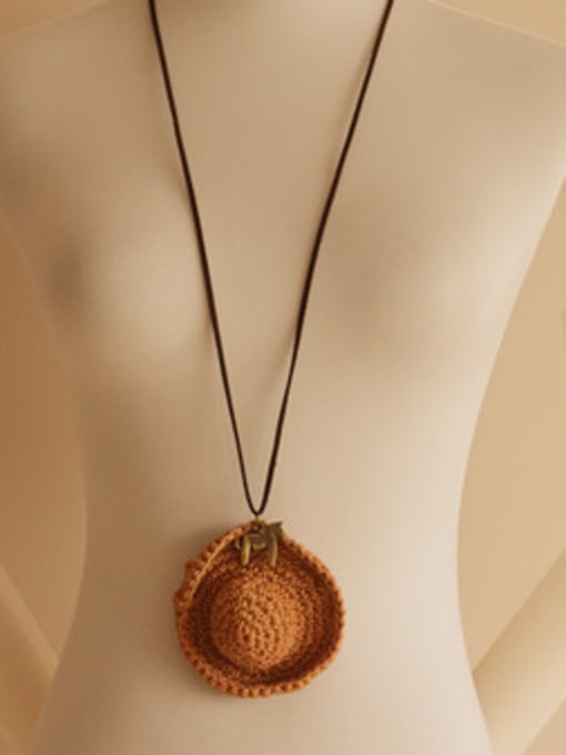 Dandelion Ethnic Style Women Hat Shaped Necklace 1