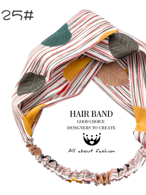 25#B5107 Sweet Hair Band Multi-color Options Headbands