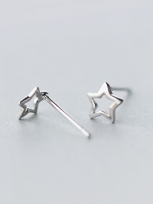 Rosh S925 Silver Sweet Star Stud cuff earring 2
