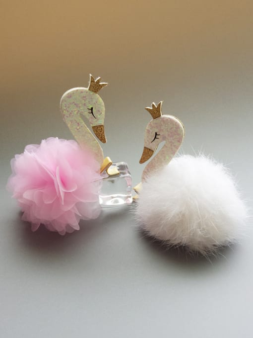 YOKI KIDS Lovely Swan Hair with mini hat 2