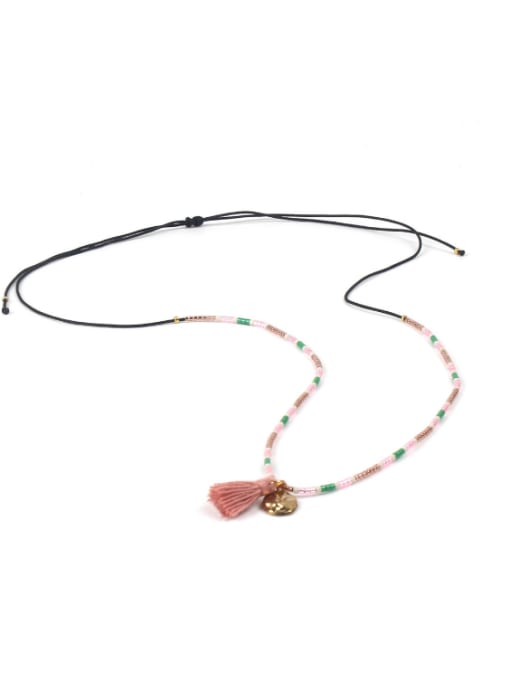 N6001-C Creative Tassel DIY Tassel Necklace