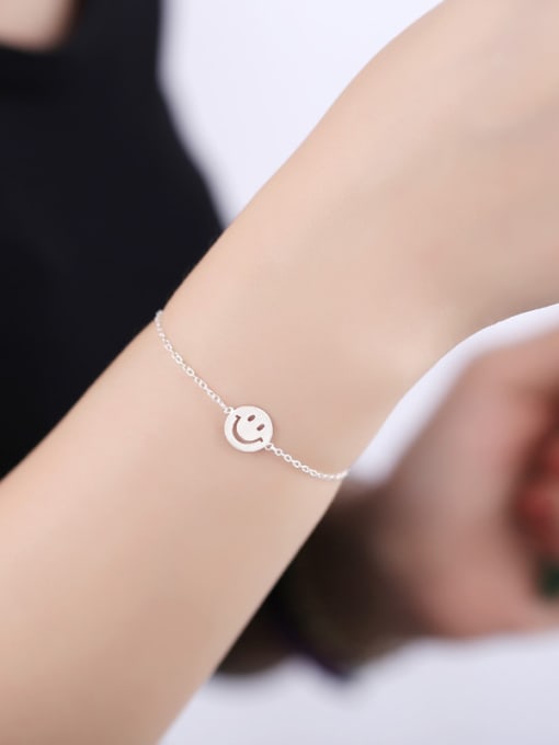 kwan Forever Smiling Face Simple Style Bracelet 1