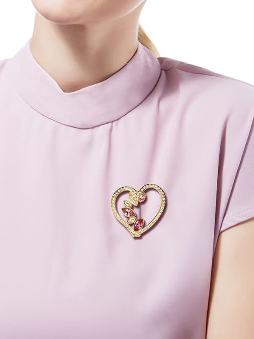 CEIDAI 18K Gold Heart-shaped Necklace 2