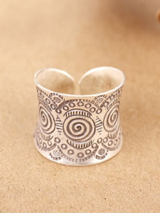 Peng Yuan 2018 Retro Personalized Silver Handmade Ring