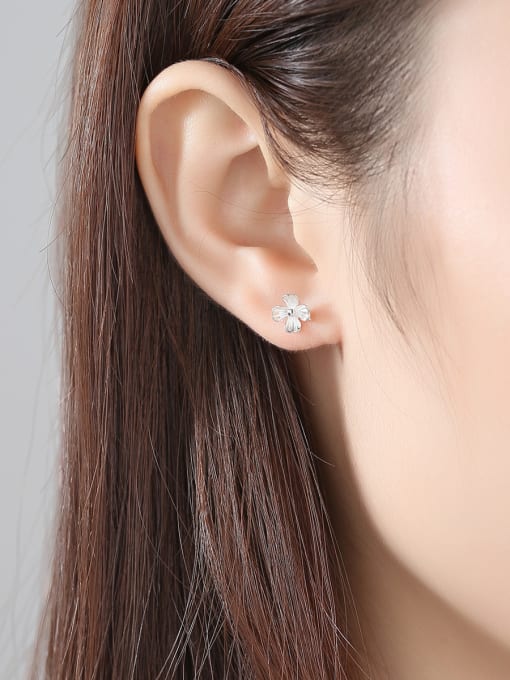 CCUI Sterling Silver Mini flower studs earring 1