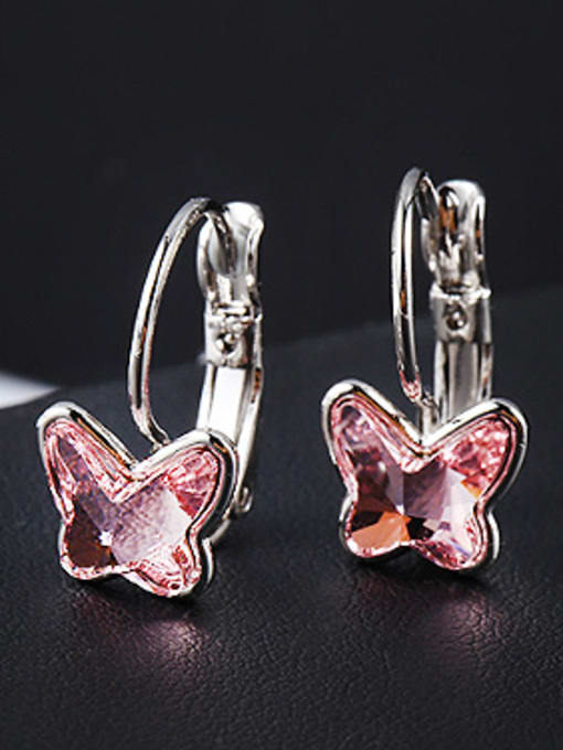 XP Fashion Crystal Butterfly Women Earrings 1