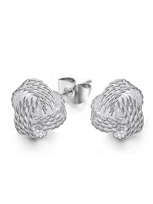 925 Silver Plating Hot Selling Good Quality Plated Stud Earrings