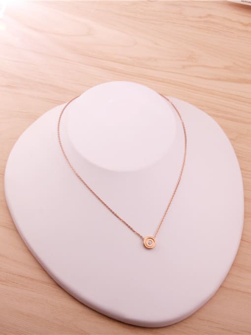 GROSE 2018 Small Bean Pendant Clavicle Necklace 0