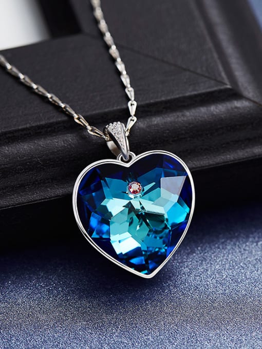CEIDAI new 2018 2018 2018 2018 2018 2018 2018 S925 Silver Heart-shaped Necklace 2