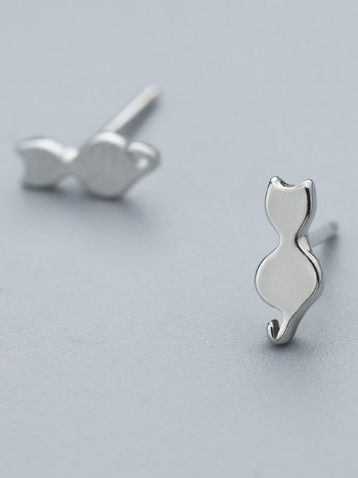 One Silver Women Simply Style Geometric earring 0