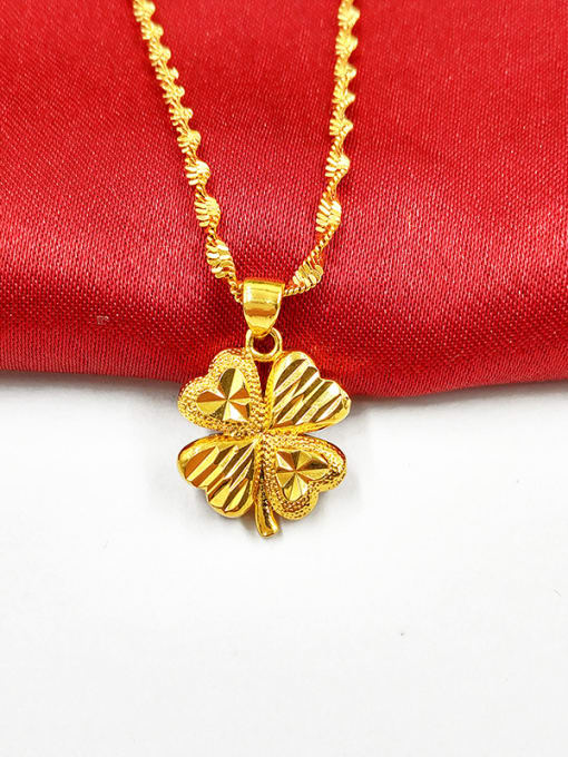 I Gold Plated Crown Shaped Pendant