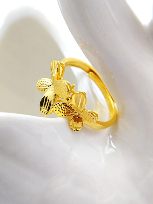 Neayou Women Elegant Butterfly Shaped Ring 2