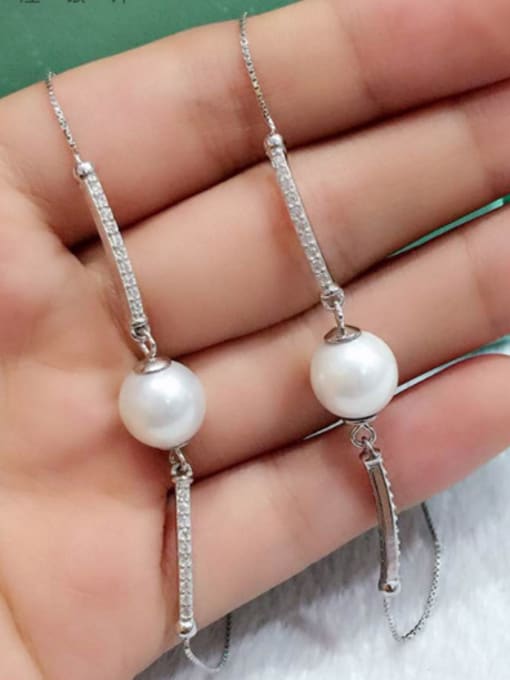 Rosh S925 silver shell pearl fashion bracelet 1