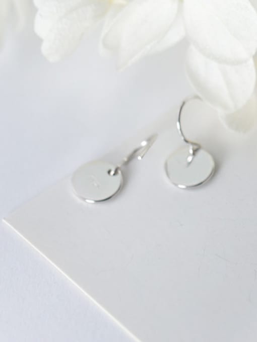 Rosh Trendy Round Shaped S925 Silver Drop Earrings 0