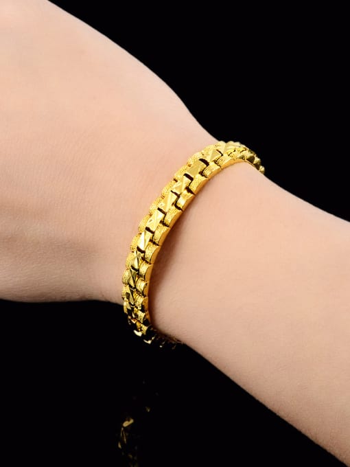 Yi Heng Da Luxury 24K Gold Plated Watch Band Design Bracelet 1