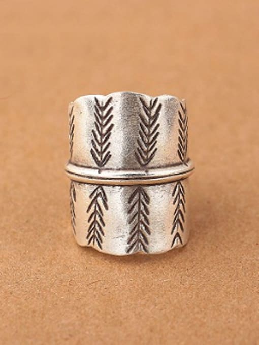 Peng Yuan Ethnic style Silver Handmade Opening Ring 0