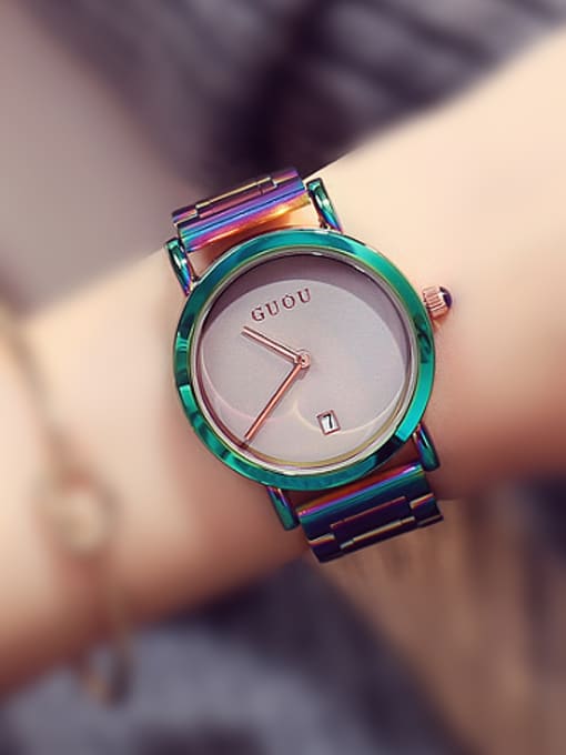 GUOU Watches GUOU Brand Simple Colorful Watch 3
