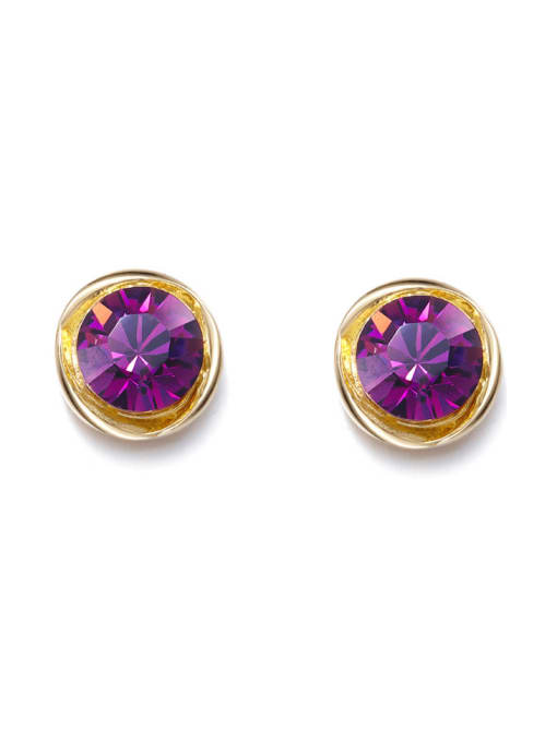 CEIDAI 18K Gold Round-shaped stud Earring 0