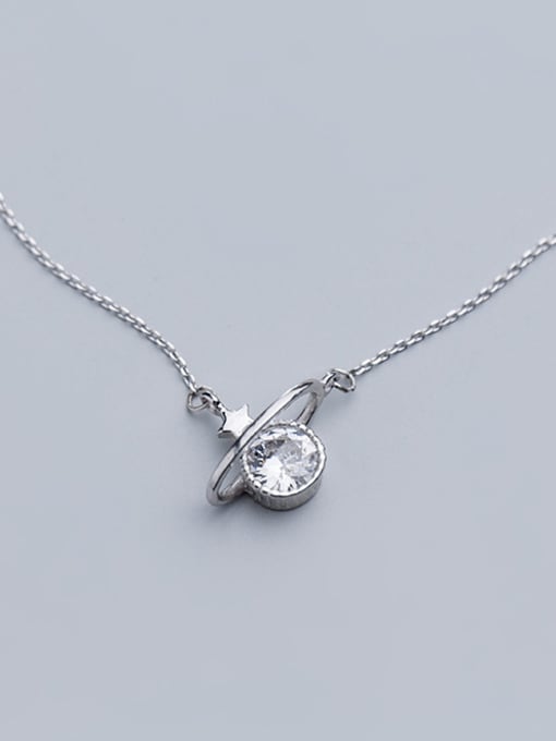 Rosh 925 Sterling Silver With Silver Plated Personality Heavenly body&Hollow stars Necklaces 0