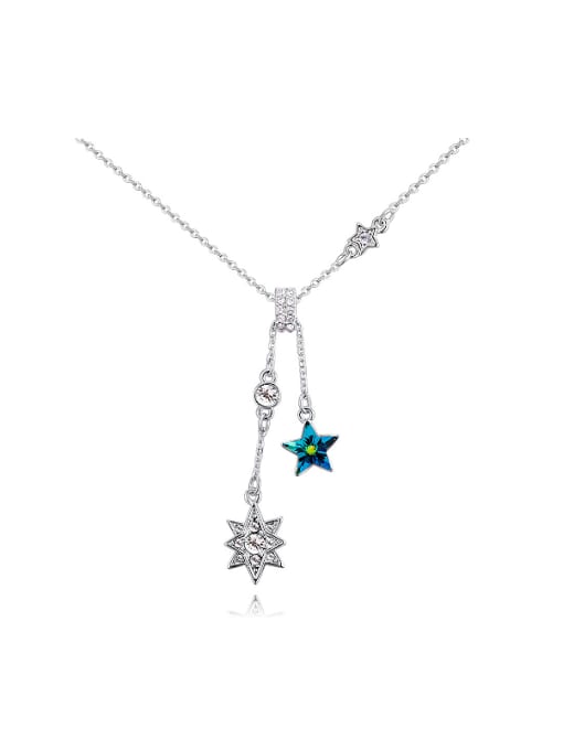 QIANZI Fashion Star austrian Crystals Alloy Necklace 0