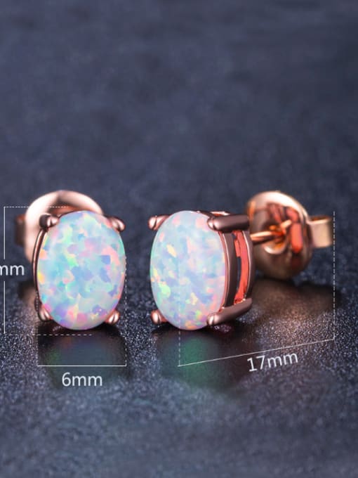 Rose Gold 2018 2018 Oval-shaped stud Earring