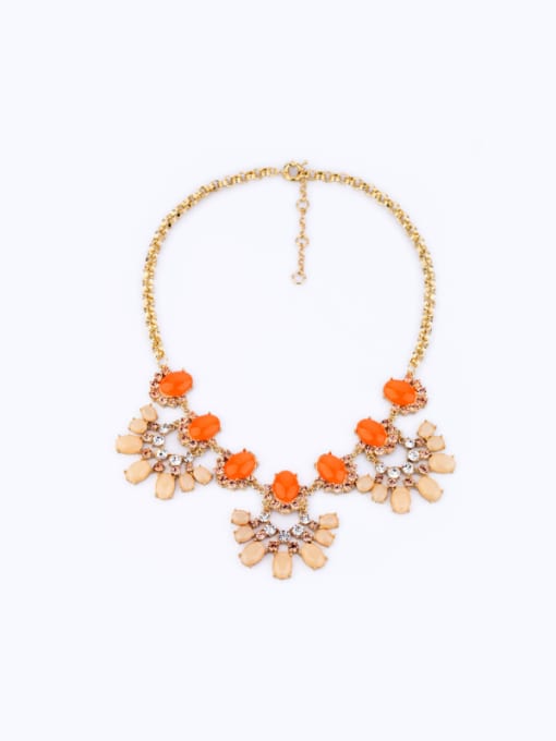 KM Beautiful Flower Shaped Women Necklace 0