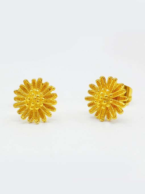Style Four Exquisite Flower Shaped Stud Earrings