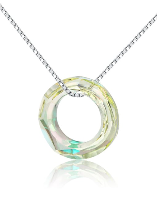 kwan Colorful Circle Austria Crystal Women Necklace 1