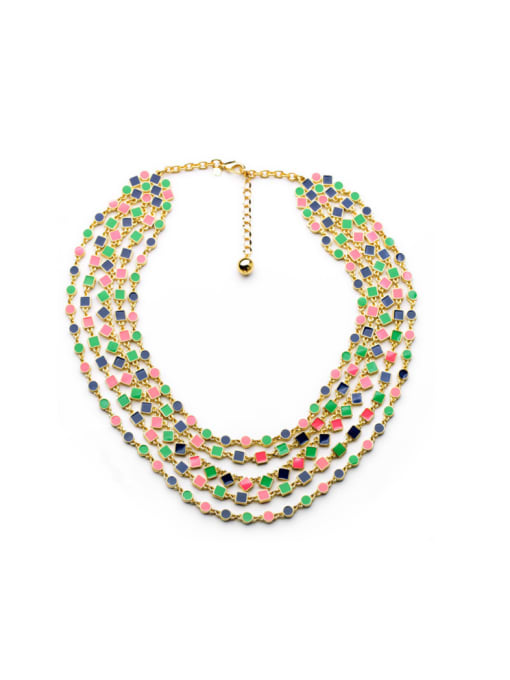 KM Luxury Multi-layer Lady's Necklace 0