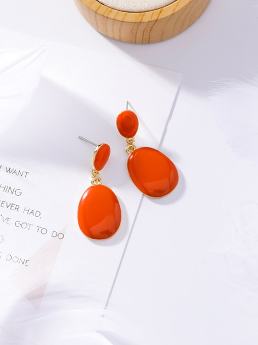 3#10427C Alloy With Gold Plated Trendy Geometric Drop Earrings