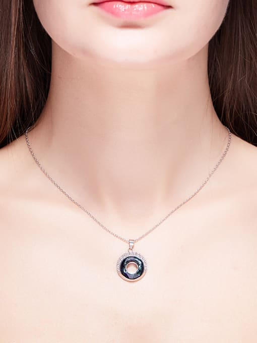 CEIDAI S925 Silver Round Shaped Necklace 1